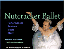 Tablet Screenshot of nutcrackerballet.net